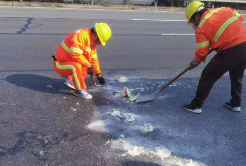 道滘镇公路下沉注浆加固